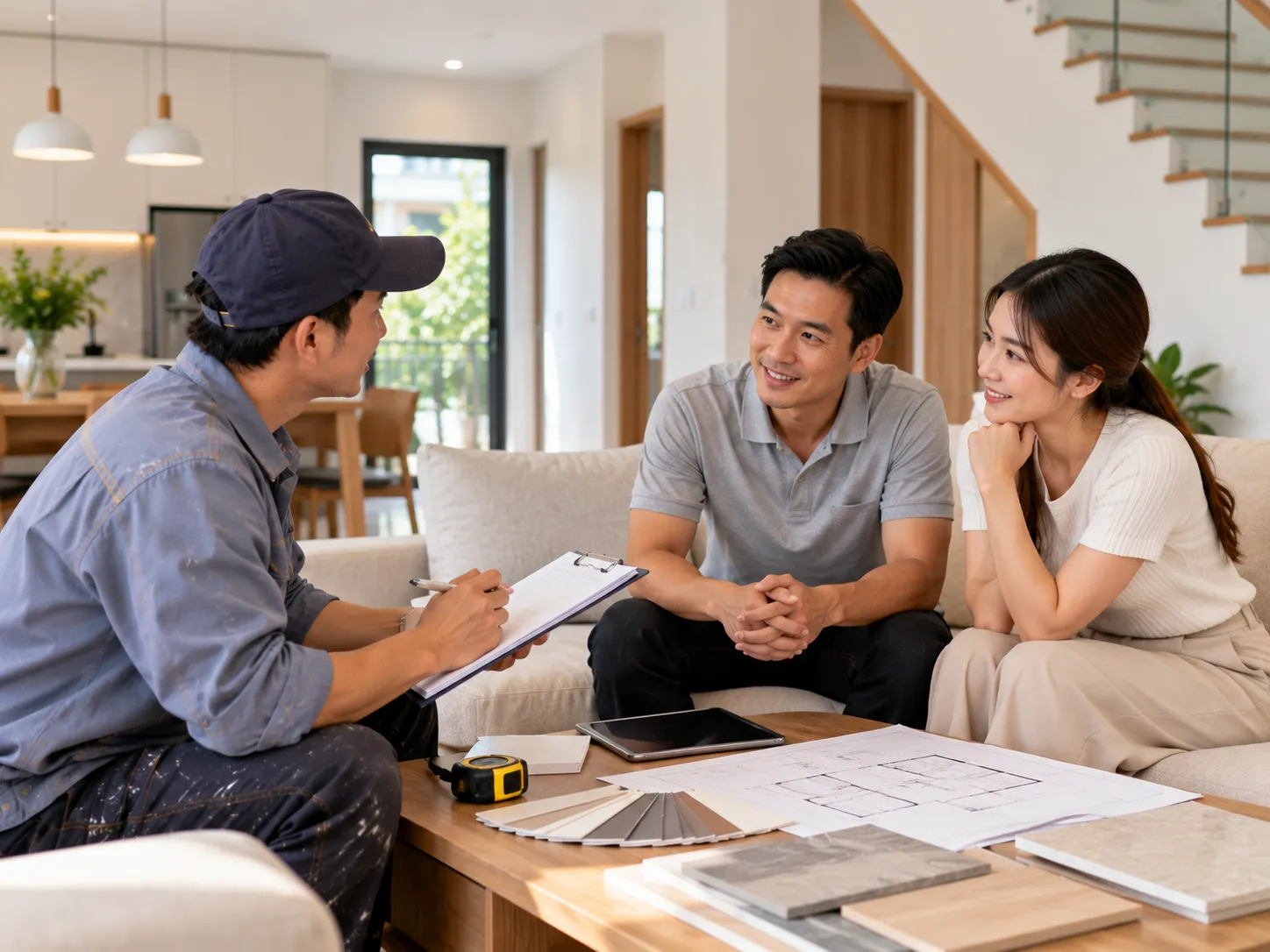Tiếp nhận nhu cầu cải tạo sửa chữa nhà